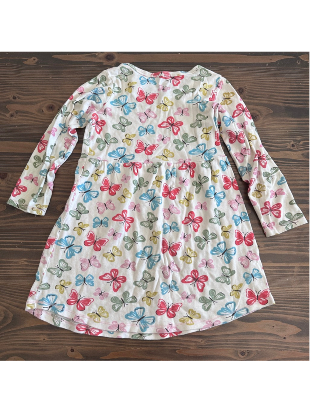 Touched by Nature Butterfly Dress Girls 8 Organic Cotton Soft Girl - Picture 4 of 4